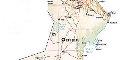 Оман страна карта