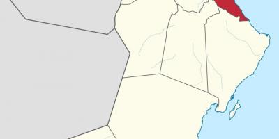 Маскат, Оман на карте